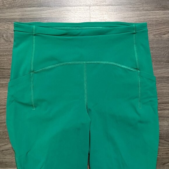 Lululemon Women's Swift Speed High-Rise Crop 23" *Brushed Luxtreme - Green - Picture 5 of 11